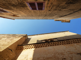 Old walls of Mdina Town