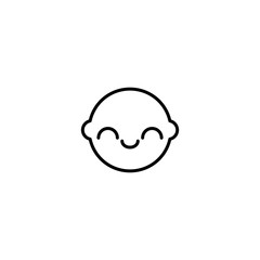 smile face, happy icon vector illustration