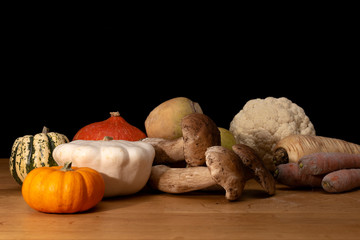 Autumn vegetables