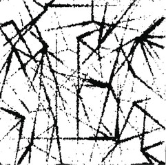 Scratched Grunge Urban Background Texture Vector. Dust Overlay Distress Grainy Grungy Effect. Distressed Backdrop Vector Illustration. Isolated Black on White Background. EPS 10.