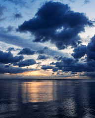 Obraz premium Dawn on Lake Ladoga