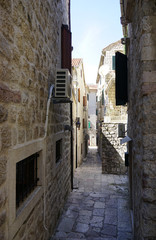 The old city in Kotor. Montenegro