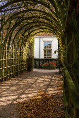A nice arbor in the Netherlands, city Groningen, province Groningen, garden is called the "prinsentuin"