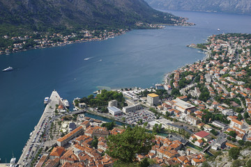 Montenegro View from the Fortress of St. John in Kotor    