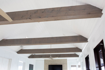 Exposed Wooden Beams