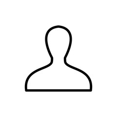 Profile signage icon