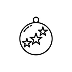 Christmas Ball Icon Vector Illustration Template Design Eps - 10