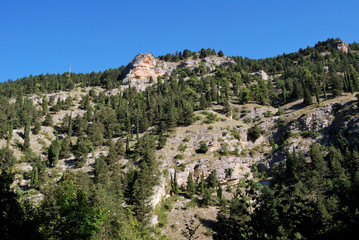 Fototapeta na wymiar La valle dell'Orfento, Caramanico Terme, Abruzzo, Italia