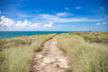 Cabo Rojo, Puerto Rico. Lighthouse Roads. Caminos del Faro de Cabo Rojo en Puerto Rico
