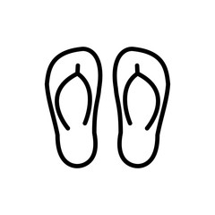 Slipper icon trendy