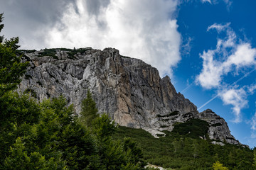 Fototapeta na wymiar Vršič pass, Slovenia, Julian Alps