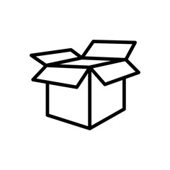 Cardboard icon trendy