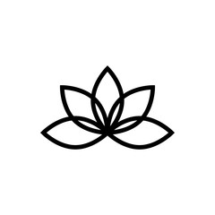 Lotus icon trendy