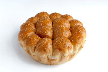 bakery products/black bread/white bread/bagel/bun with poppy seeds/stuffed pie/loaf/sesame seed bun/pita