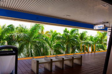 Metro Stop in downtown Miami