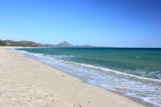 Costa Rei Beach In Sardinia