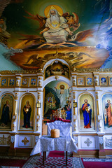 Naklejka premium Orthodox baptism in the church