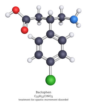 Baclofen, medication for muscle spasms from a spinal cord injury or multiple sclerosis