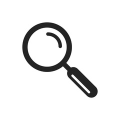 Magnifying glass icon. Search concept. Vector magnifier