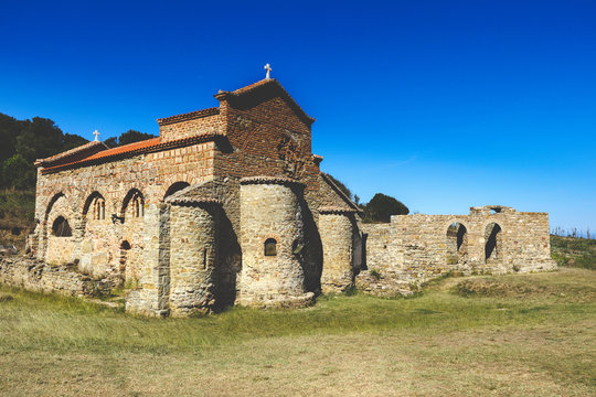 Church at Bunker Beach near Cape Rodonit