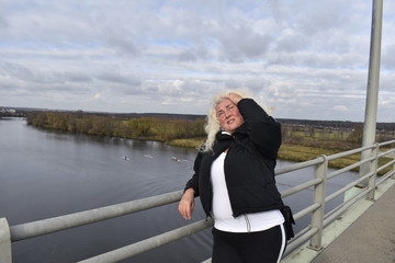 woman on the bridge