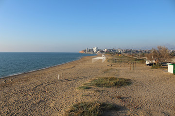 Sevastopol Crimea desert Oryol beach 