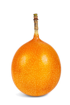 grenadilla fruit isolate on a white background.