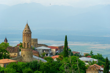 View on the center of Signaghi, the City of Love in Georgia