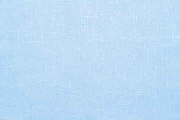 Blue linen pastel fabric, background or texture