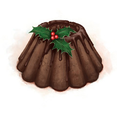 Boże Narodzenie piernik brownie babka ciasto