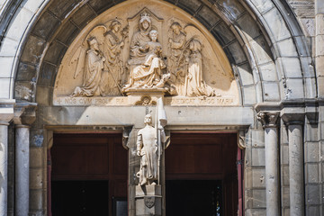 Church Sainte-Eugénie Biarritz overlooking the port Vieux