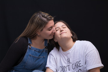 Sesión de fotos a Isidora y Florencia. San Pedro de la Paz, Chile.