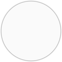 White sample button with shadow