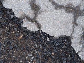 Cracked tarmac 04