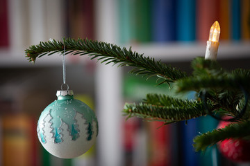 christmas decoration on tree