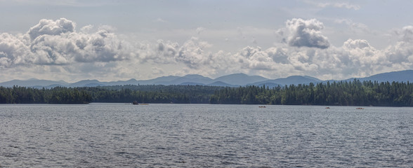 Lower Saranac Lake Panorama
