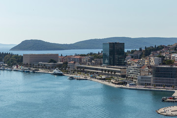Croatian Split in a tourist season.
