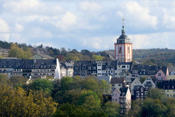 Siegen Stadtansicht Kirche Dicker Turm