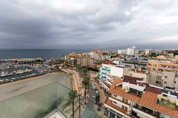 Fototapeta premium View of Palma de Mallorca on an autumn day