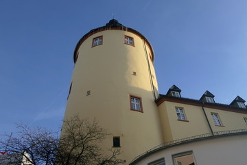 Fototapeta na wymiar Dicker Turm in Siegen