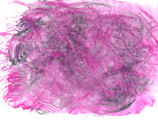 pink gray cyan watercolor pastel background with diagonal lines and spots on white paper
