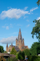 Fototapeta na wymiar Dutch church Sint-Laurentiuskerk in Ginneken