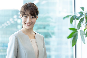 portrait of asian businesswoman in office