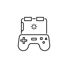Smartphone videogame icon. Element of smartphone icon
