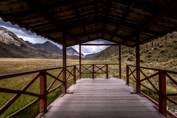 Rustic roof architecture