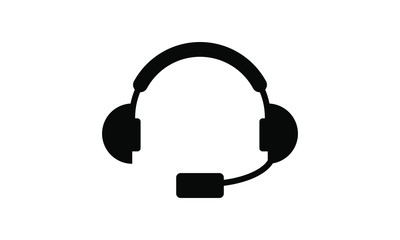 headset icon vector