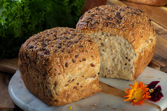 Multigrain Whole What Bread in Slices