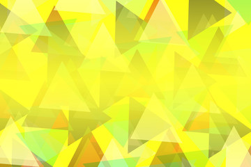 bright multi colorful yellow color triangle polygon background Abstract broke glass concept textured 