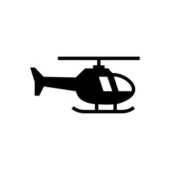 Helicopter icon trendy