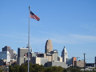 Flag in Cincinnati